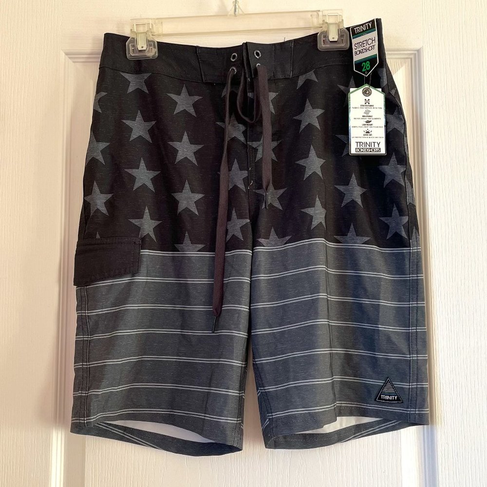 New Men's Trinity Stretch Boardshort 28
